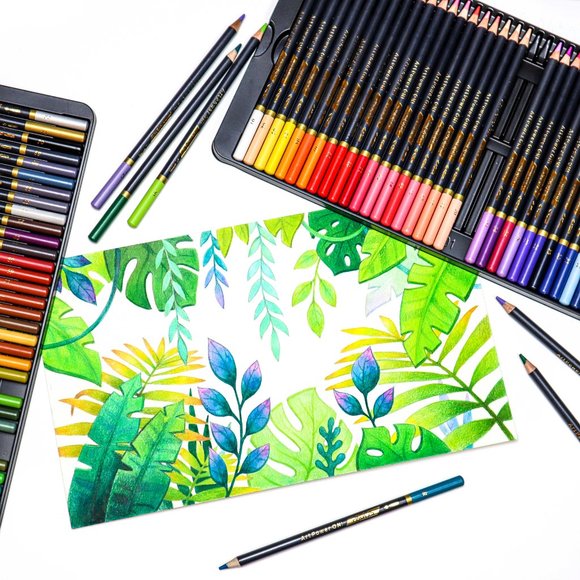 Pagos 72 Watercolor Pencils Set, Premium Art Gift - Picture 7 of 8